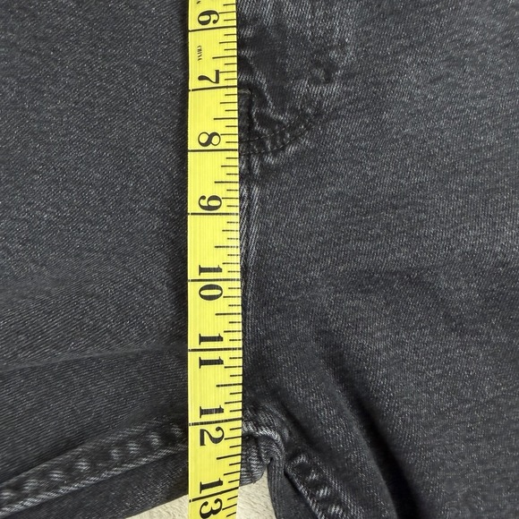 Hollister‎ Men's Baggy Black Washed  Denim Jeans Size W30 L32 Y2K - Picture 6 of 9